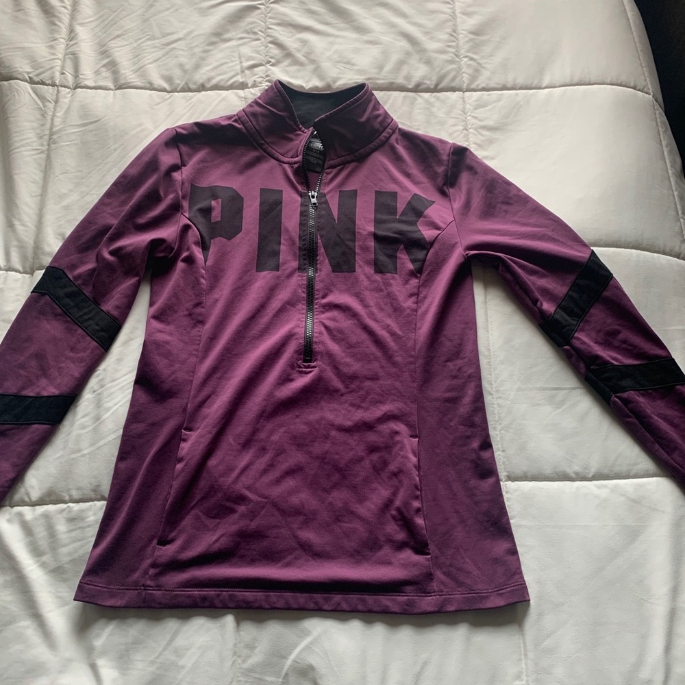 pink athletic jacket